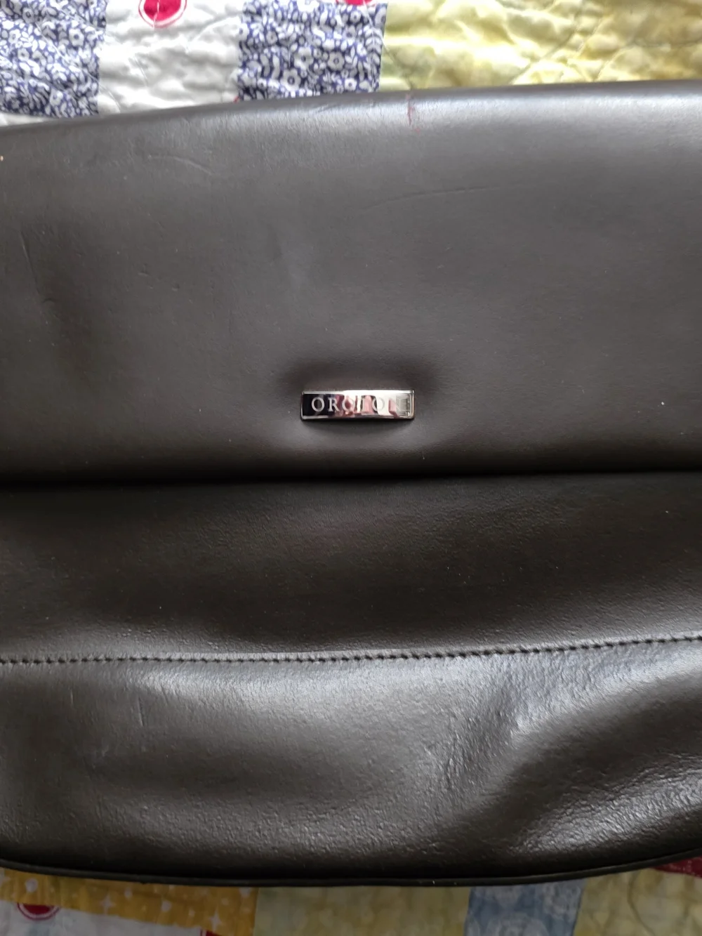 Oroton minimal leather